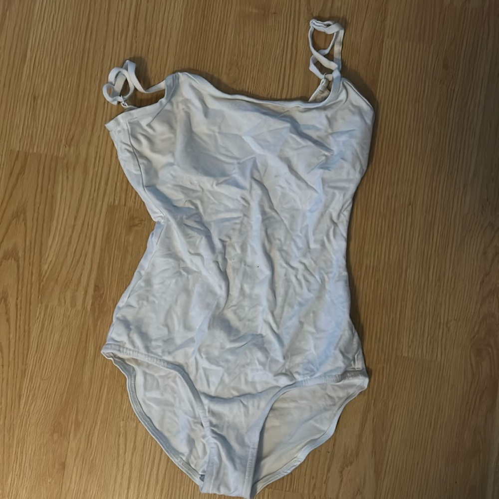 White leotard size large